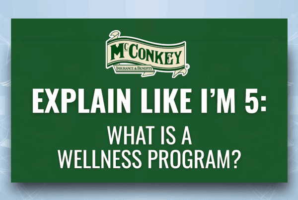What Is a Wellness Program? - Graphic with text Explain Like I'm 5 What Is A Wellness Program?